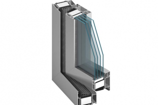 Prawdziwe pasywne okno ALUPROF MB–104 Passive